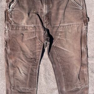 Carhartt Brown Cargo Pants Durable Workwear